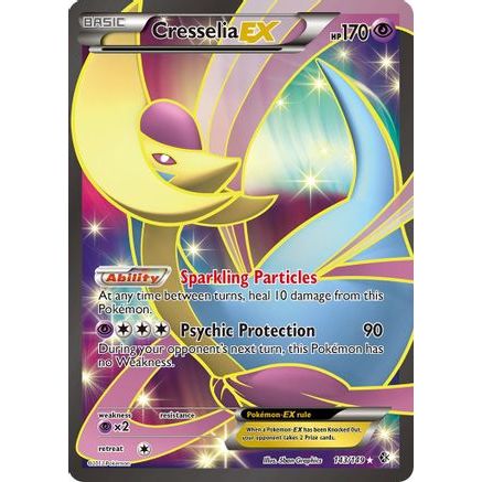 Cresselia EX (143 Full Art) 143/149 - Boundaries Crossed Holofoil