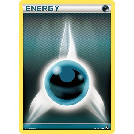 Darkness Energy (Basic) 111/114 - Black and White Reverse Holofoil