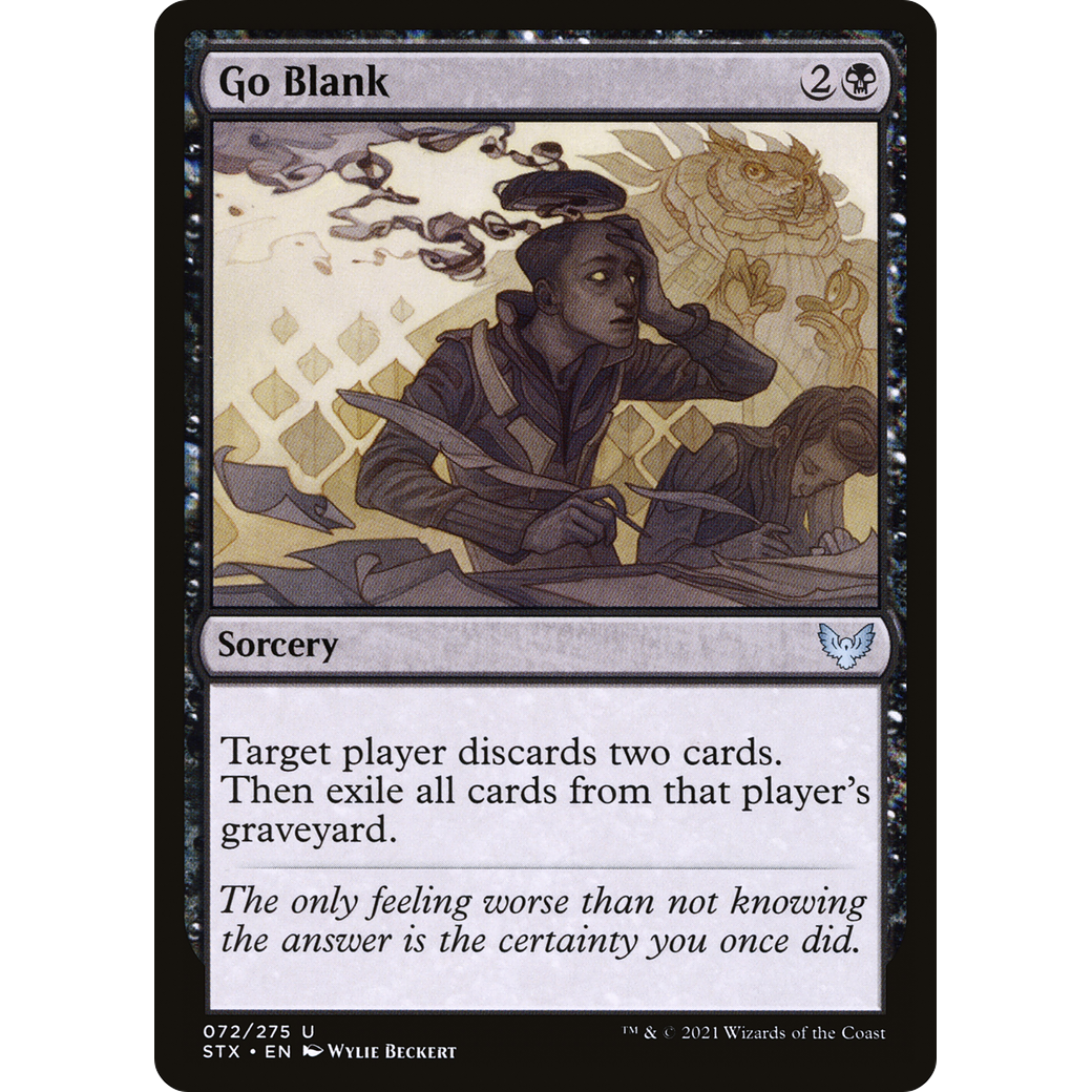 Go Blank (STX-072) - Strixhaven: School of Mages