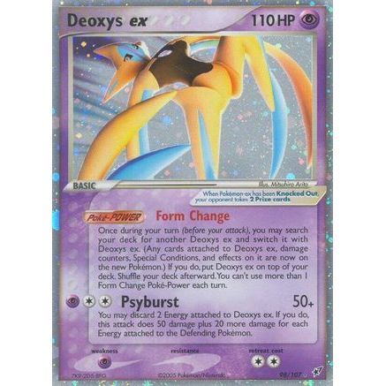 Deoxys ex (Attack Forme) 98/107 - Deoxys Holofoil