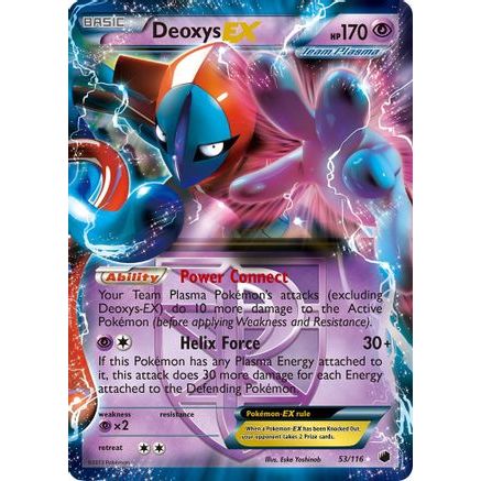 Deoxys EX (Team Plasma) 53/116 - Plasma Freeze Holofoil