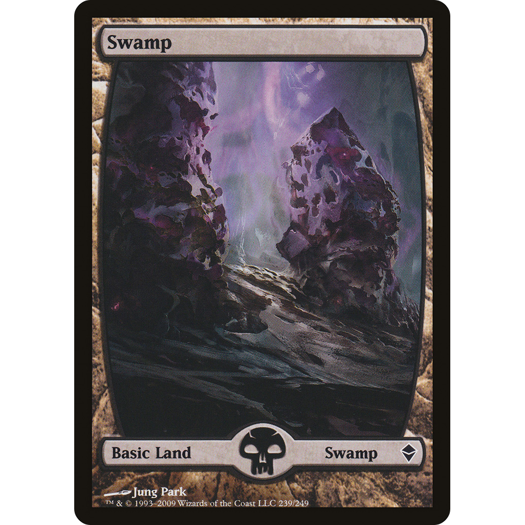 Swamp (239) - Full Art (ZEN-239) - Zendikar