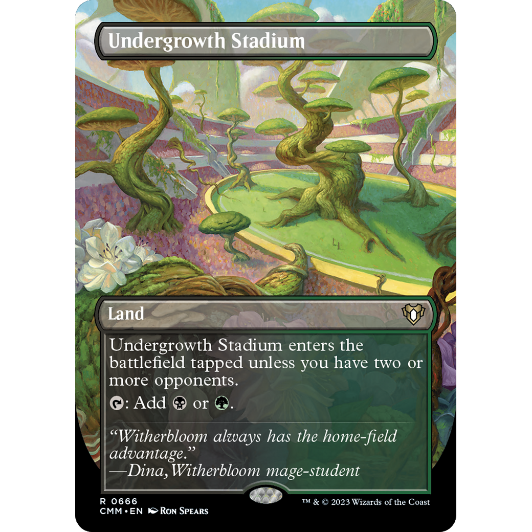 Undergrowth Stadium (CMM-666) - Commander Masters (Borderless)