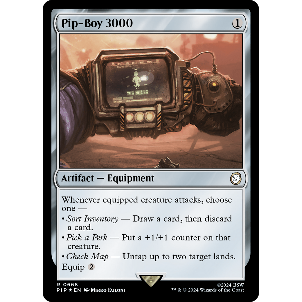 Pip-Boy 3000 (PIP-668) - Fallout Foil