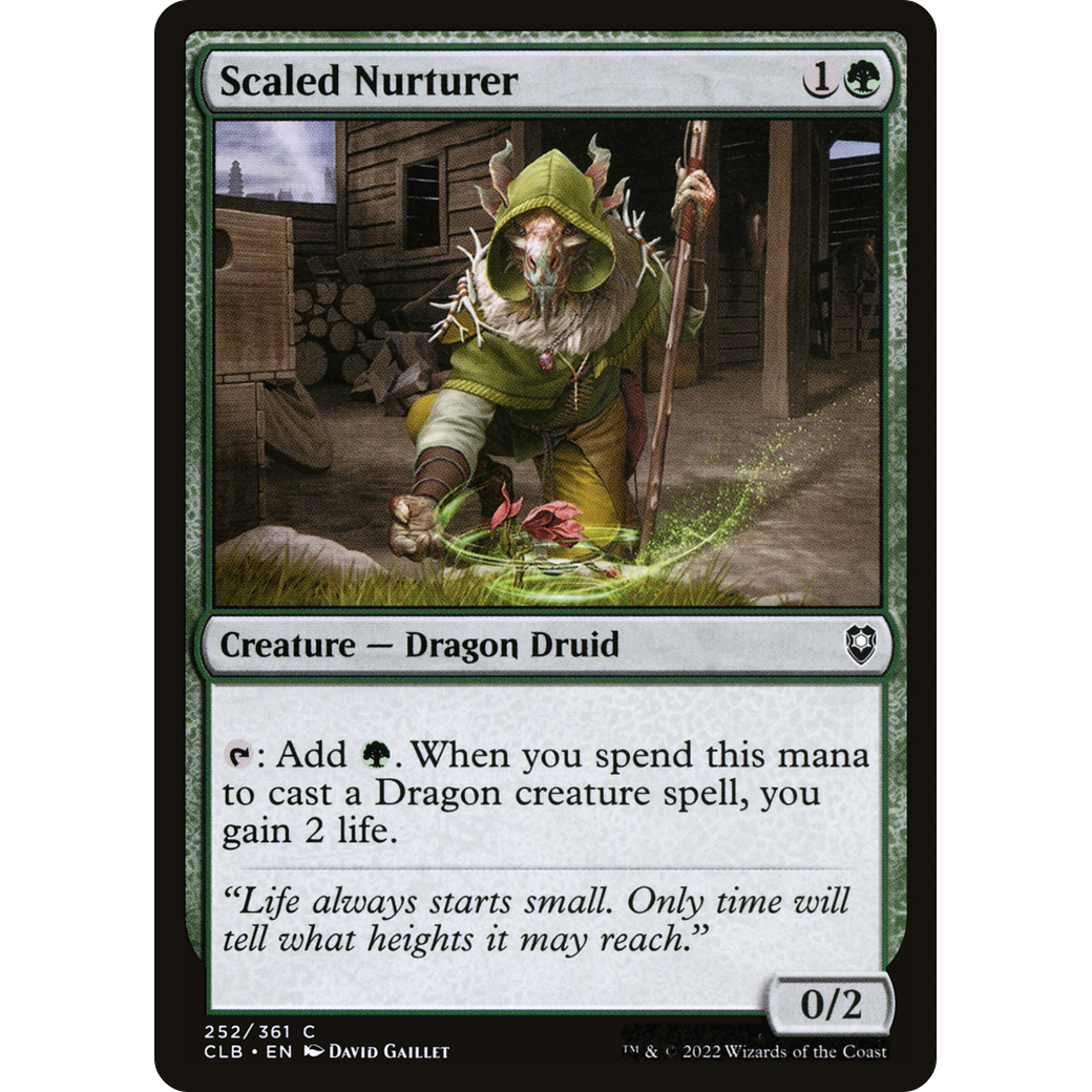 Scaled Nurturer (CLB-252) - Commander Legends: Battle for Baldur's Gate