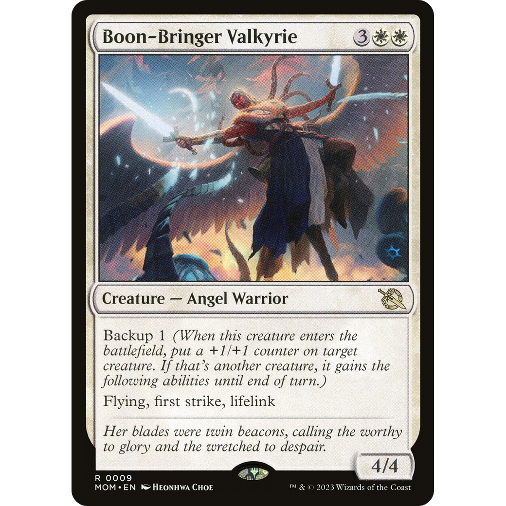 Boon-Bringer Valkyrie (MOM-009) - March of the Machine Foil
