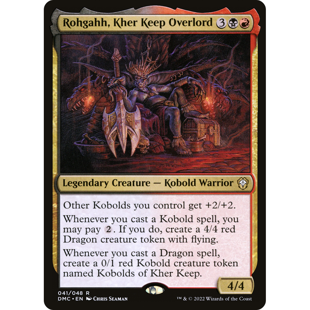 Rohgahh, Kher Keep Overlord (DMC-041) - Dominaria United Commander Foil
