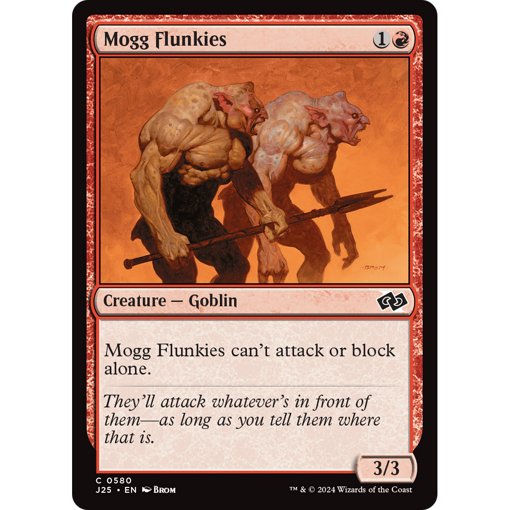 Mogg Flunkies (J25-580) - Foundations Jumpstart