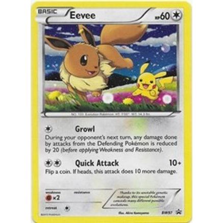 Eevee - BW97 BW97/101 - Black and White Promos Holofoil