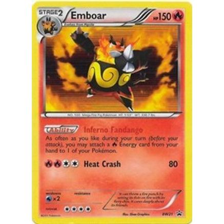 Emboar - BW21 BW21/101 - Black and White Promos Holofoil