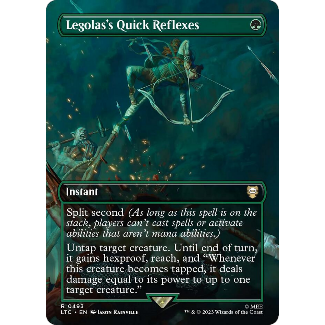 Legolas's Quick Reflexes (LTC-493) - Tales of Middle-earth Commander (Borderless)