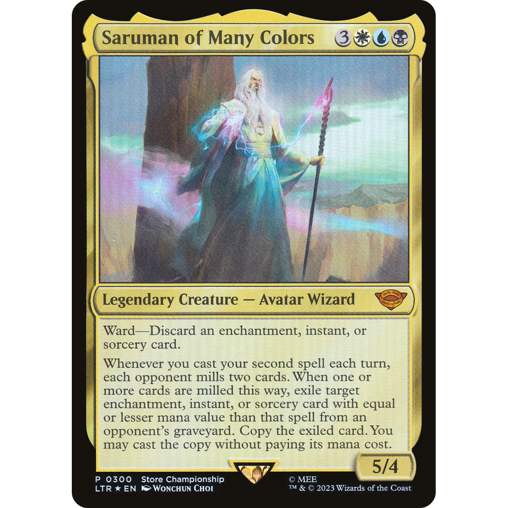 Saruman of Many Colors (GAME-300) - The Lord of the Rings: Tales of Middle-earth Foil