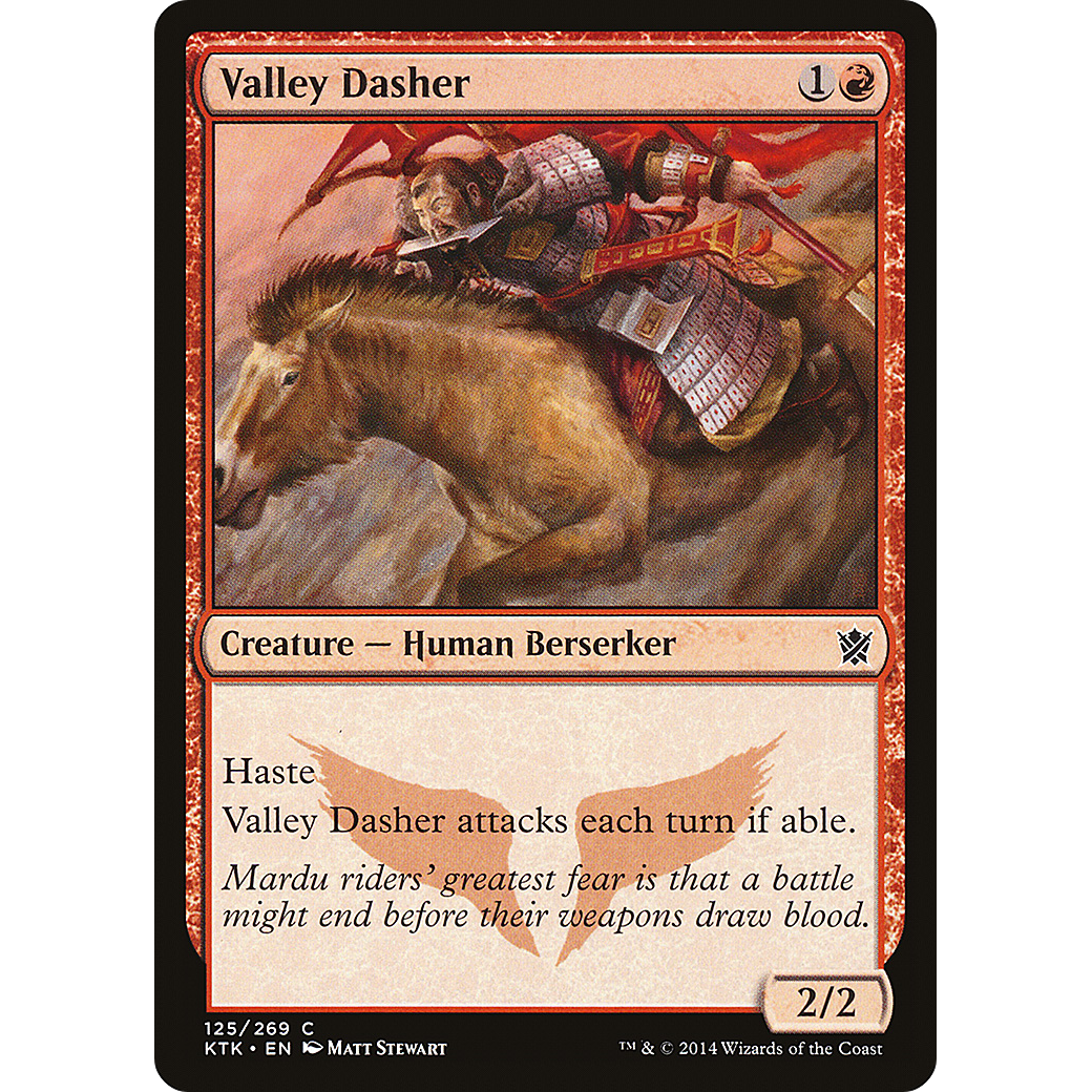 Valley Dasher (KTK-125) - Khans of Tarkir Foil