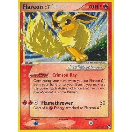 Flareon Star 100/108 - Power Keepers Holofoil
