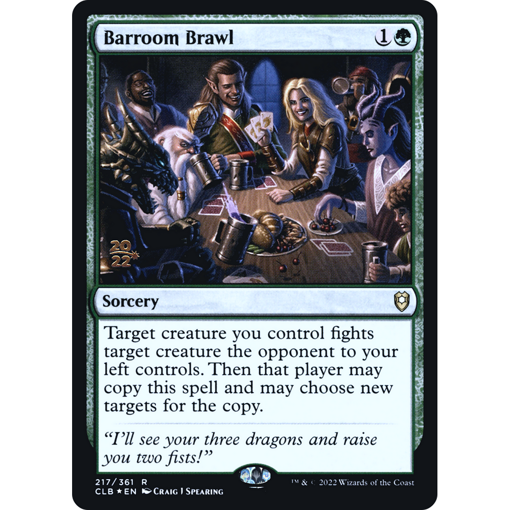 Barroom Brawl (PRE-217S) - Battle for Baldur's Gate Promos Foil