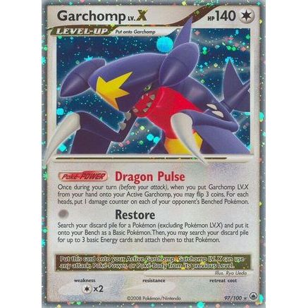Garchomp LV.X 97/100 - Majestic Dawn Holofoil
