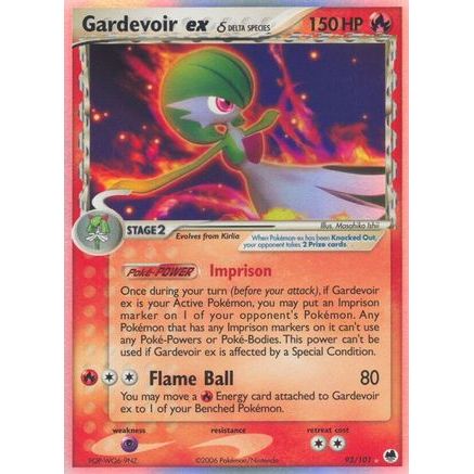 Gardevoir ex (Delta Species) 93/101 - Dragon Frontiers Holofoil