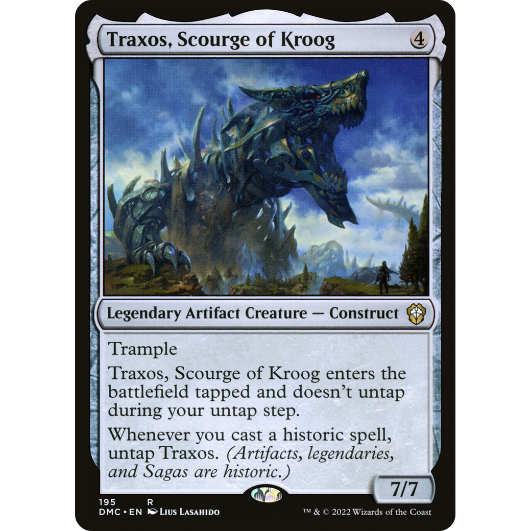 Traxos, Scourge of Kroog (DMC-195) - Dominaria United Commander