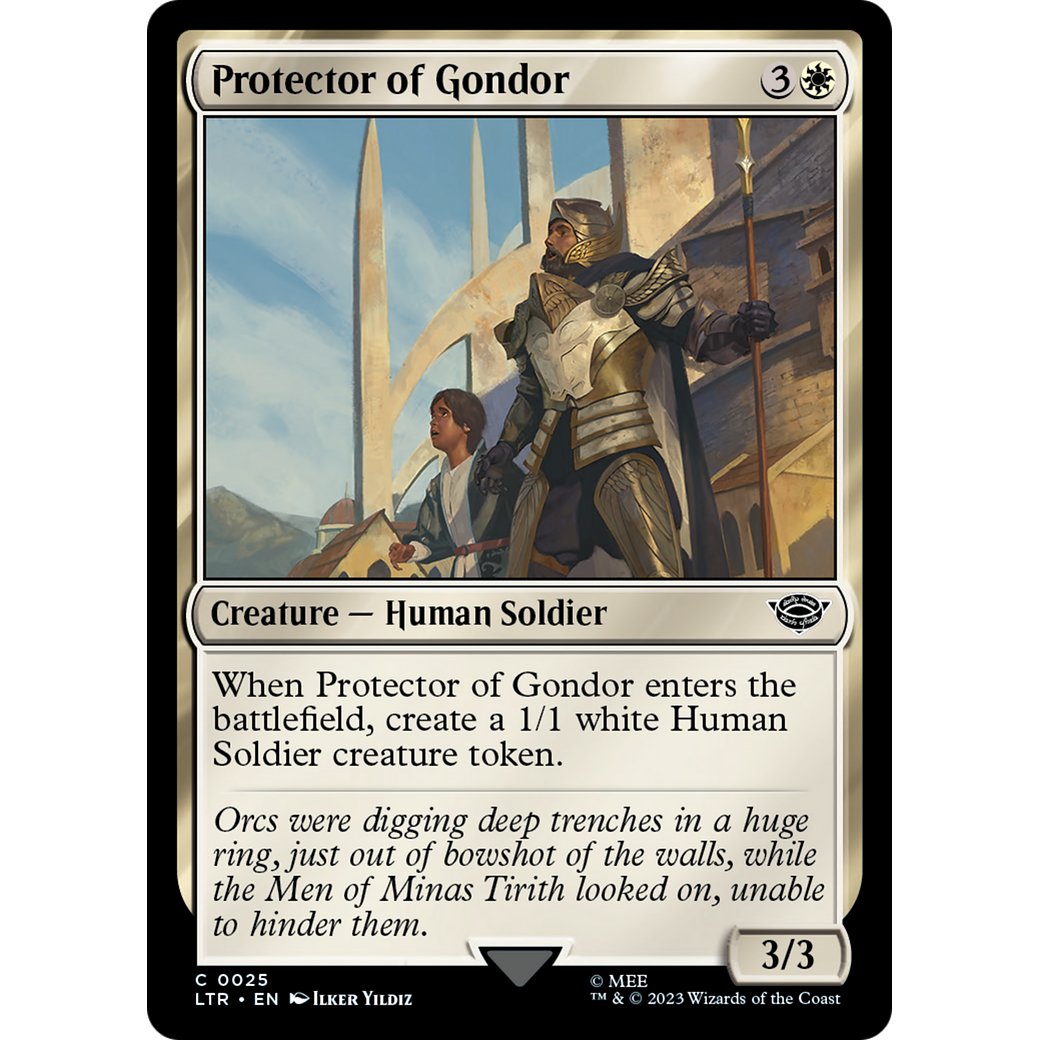 Protector of Gondor (LTR-025) - The Lord of the Rings: Tales of Middle-earth Foil