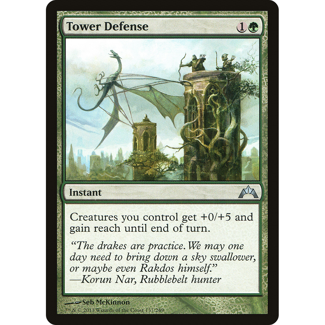 Tower Defense (GTC-137) - Gatecrash Foil