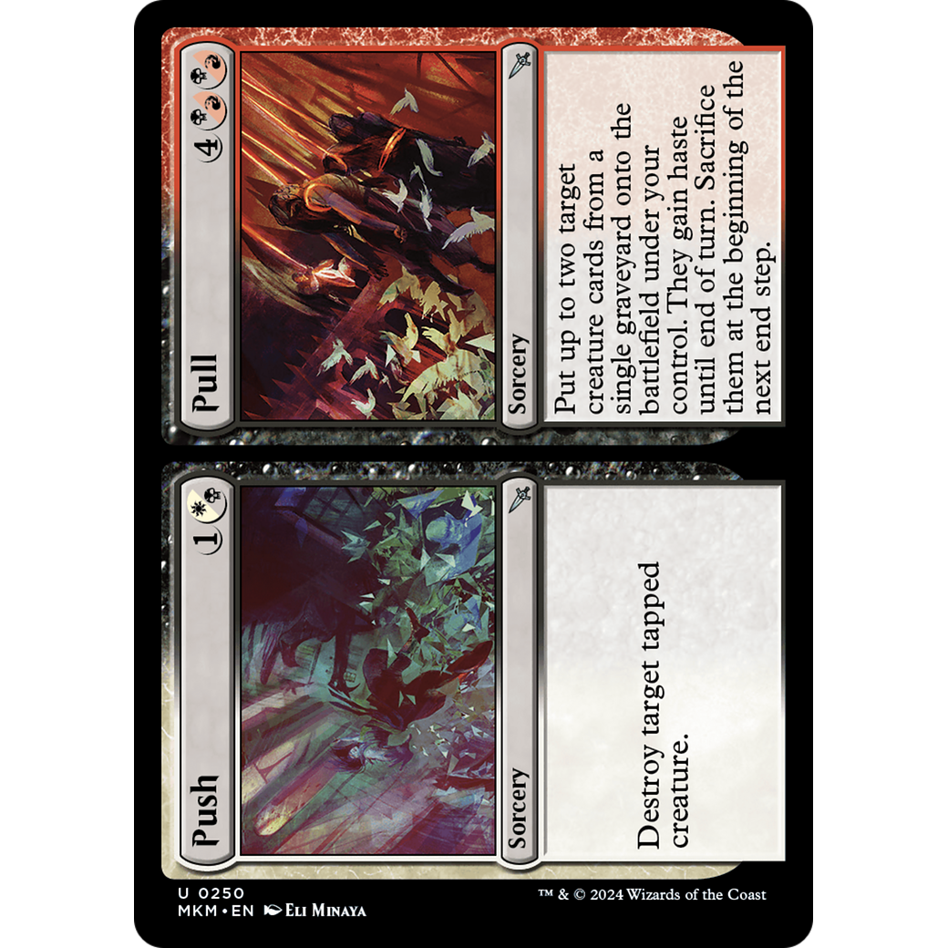 Push // Pull (MKM-250) - Murders at Karlov Manor Foil