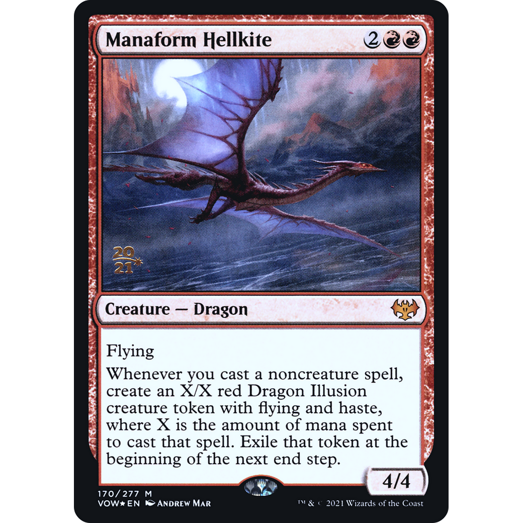 Manaform Hellkite (PRE-170) - Innistrad: Crimson Vow Promos Foil