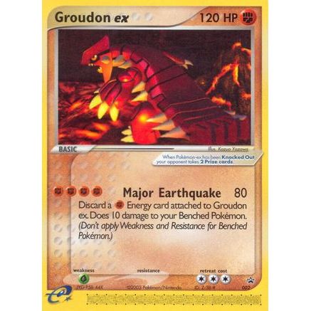 Groudon ex - 002 (Nintendo Power Magazine) 2/40 - Nintendo Promos