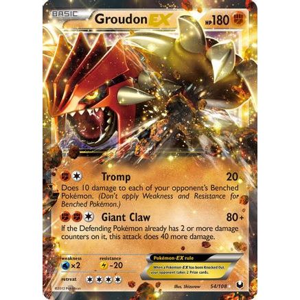 Groudon EX 54/108 - Dark Explorers Holofoil