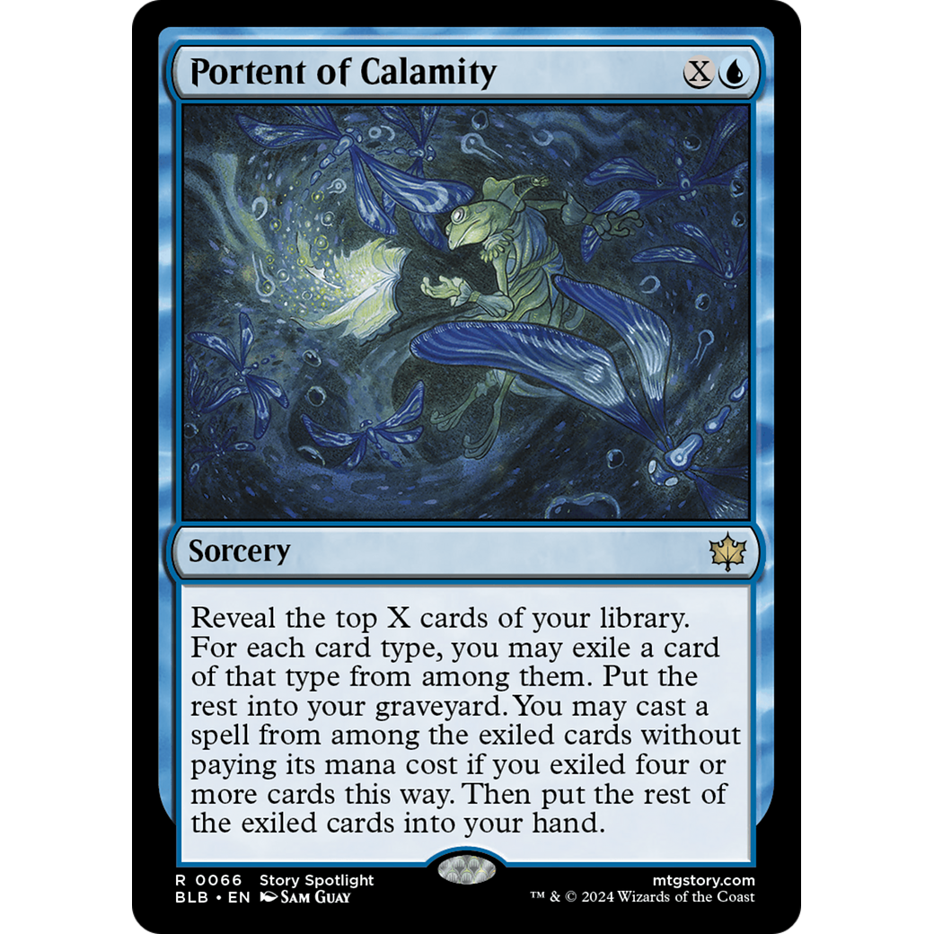 Portent of Calamity (BLB-066) - Bloomburrow Foil