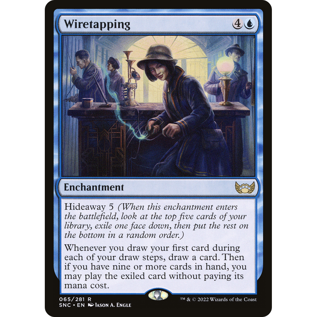 Wiretapping (SNC-065) - Streets of New Capenna Foil