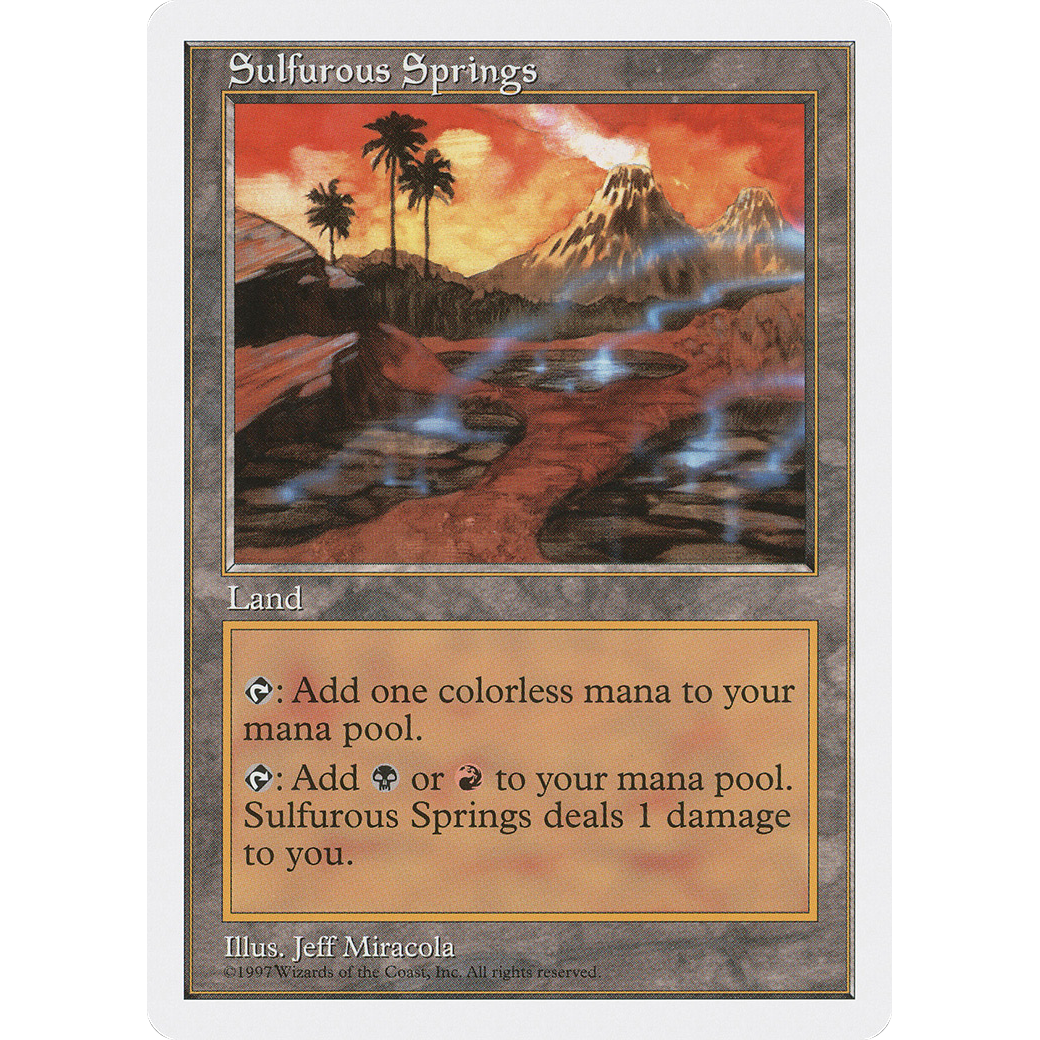 Sulfurous Springs (5ED-) - Fifth Edition