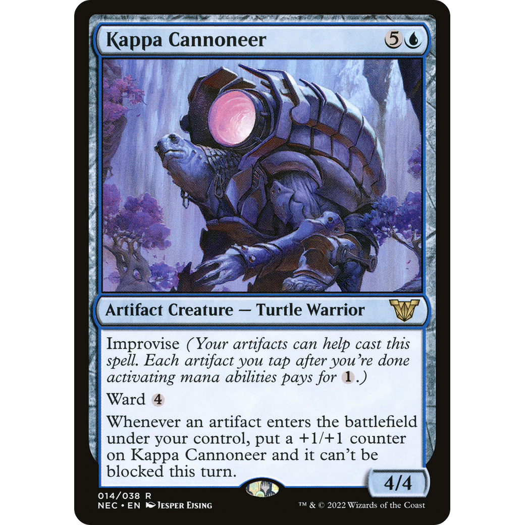 Kappa Cannoneer (NEC-014) - Neon Dynasty Commander