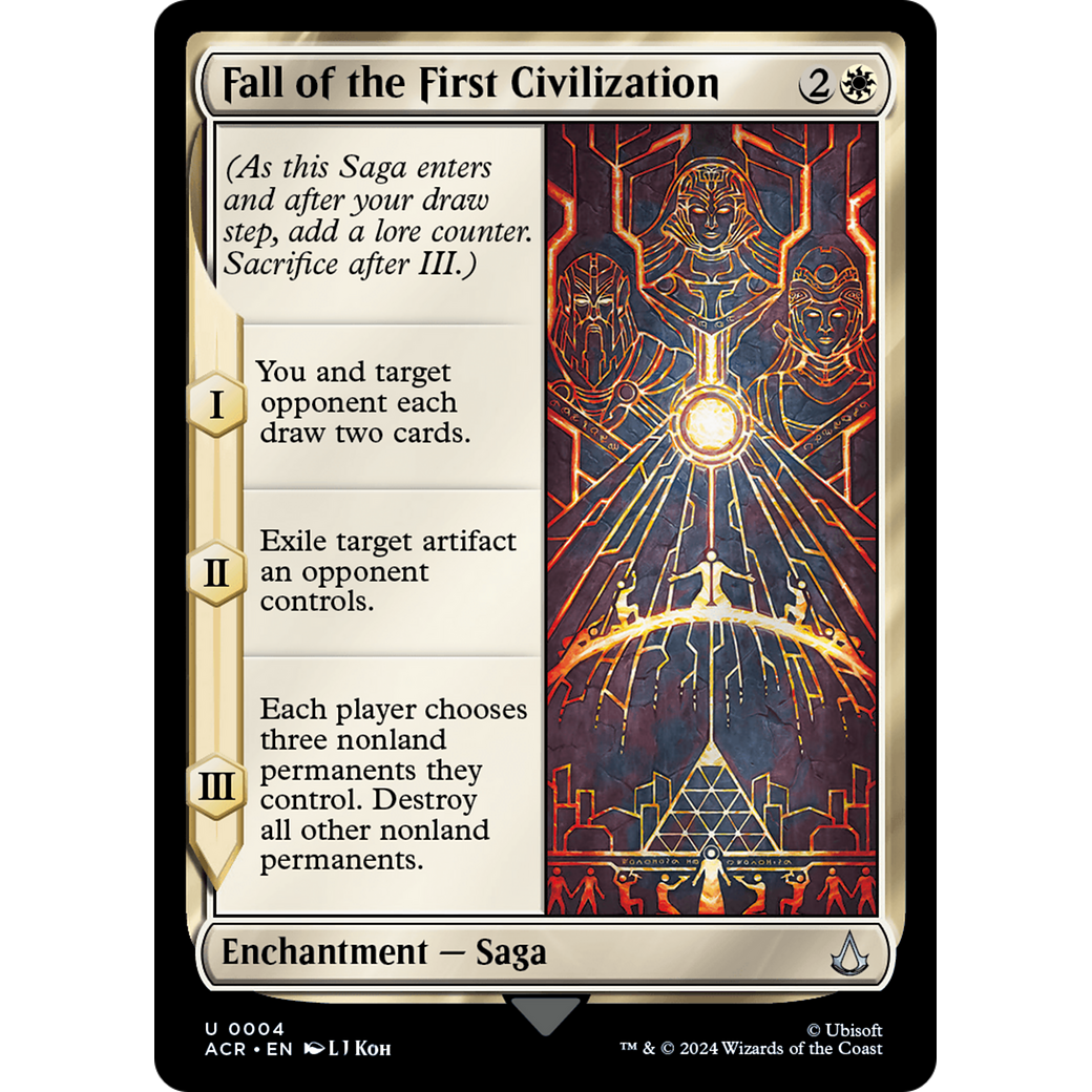 Fall of the First Civilization (ACR-004) - Assassin's Creed Foil