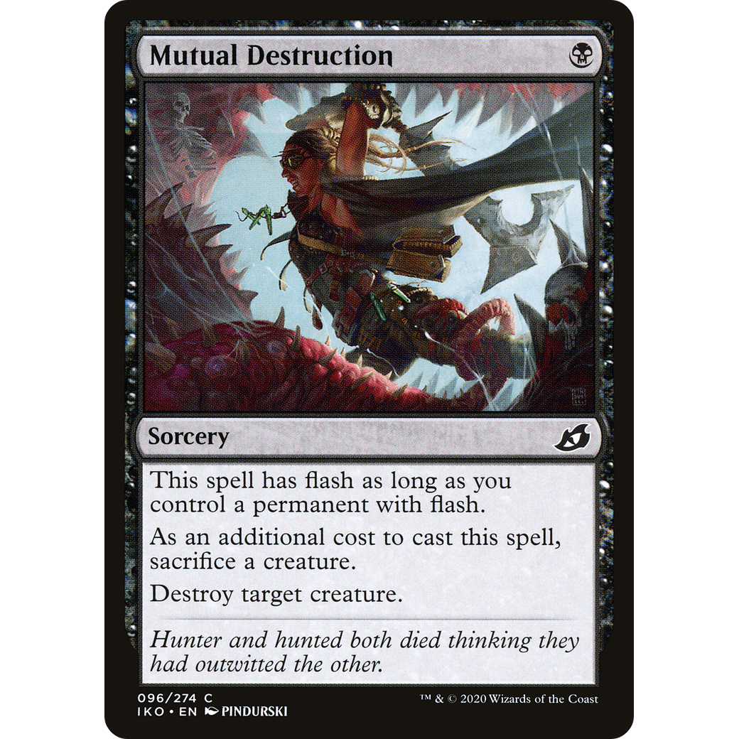 Mutual Destruction (IKO-096) - Ikoria: Lair of Behemoths Foil
