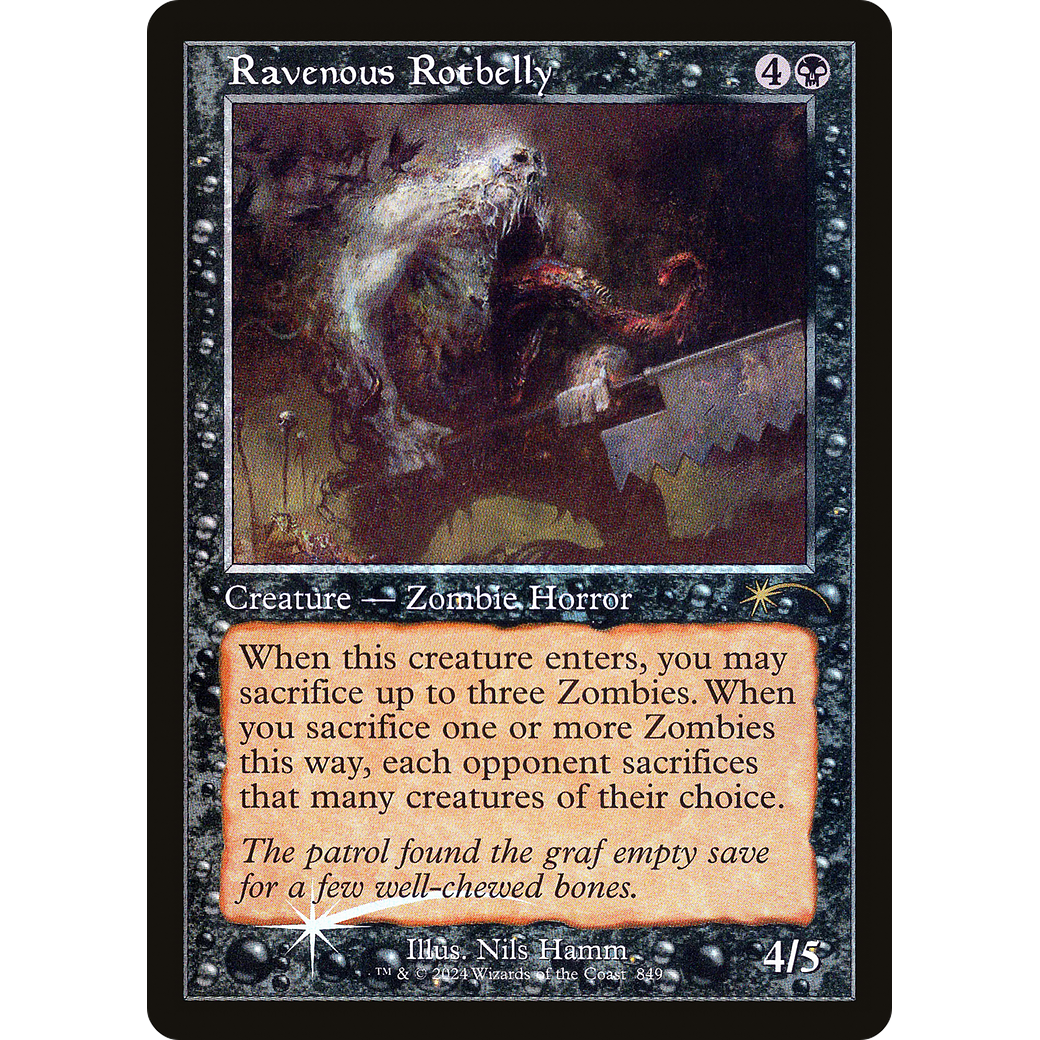 Ravenous Rotbelly (Retro Frame) (SLD-849) - Secret Lair Drop Foil