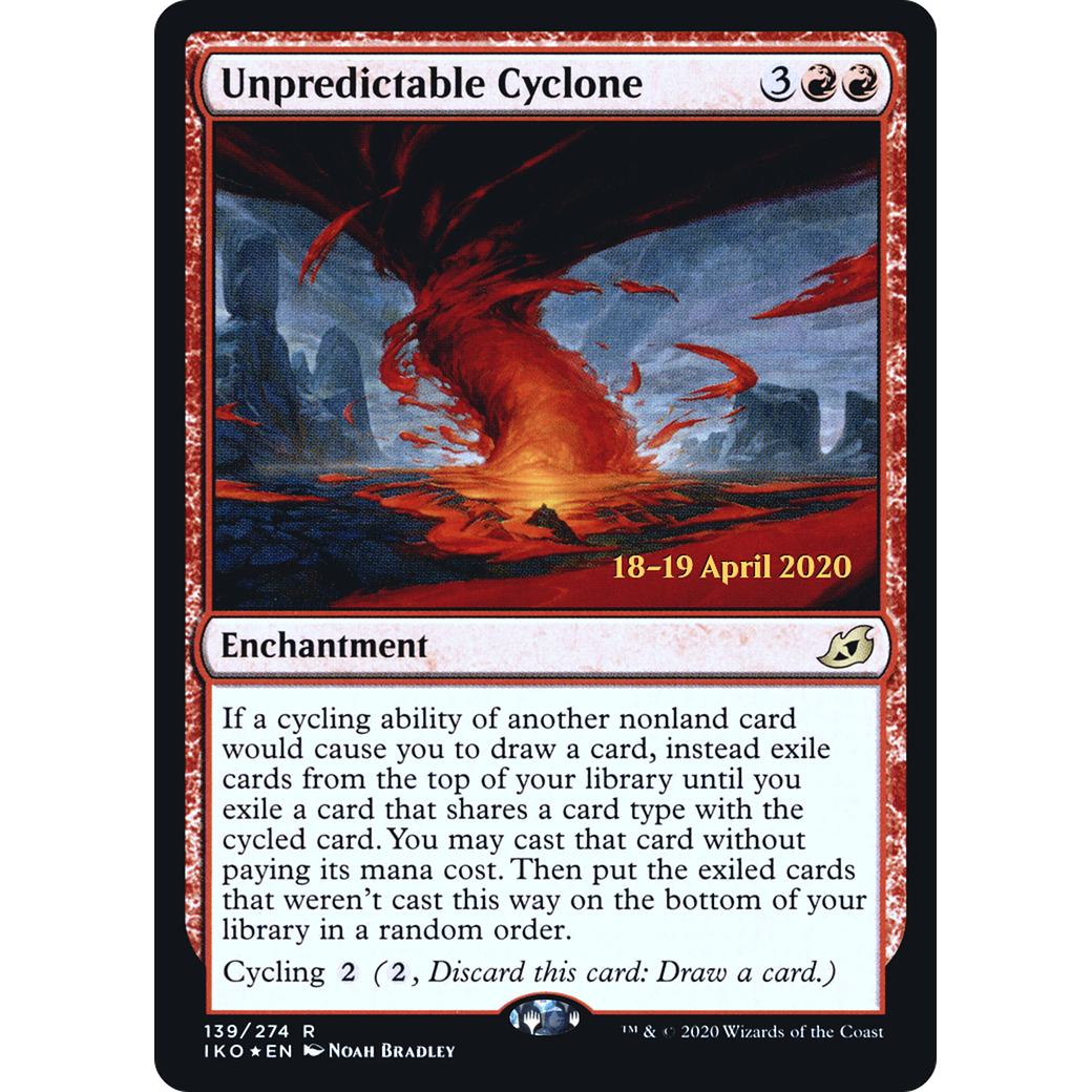 Unpredictable Cyclone (PRE-139) - Ikoria: Lair of Behemoths Promos Foil