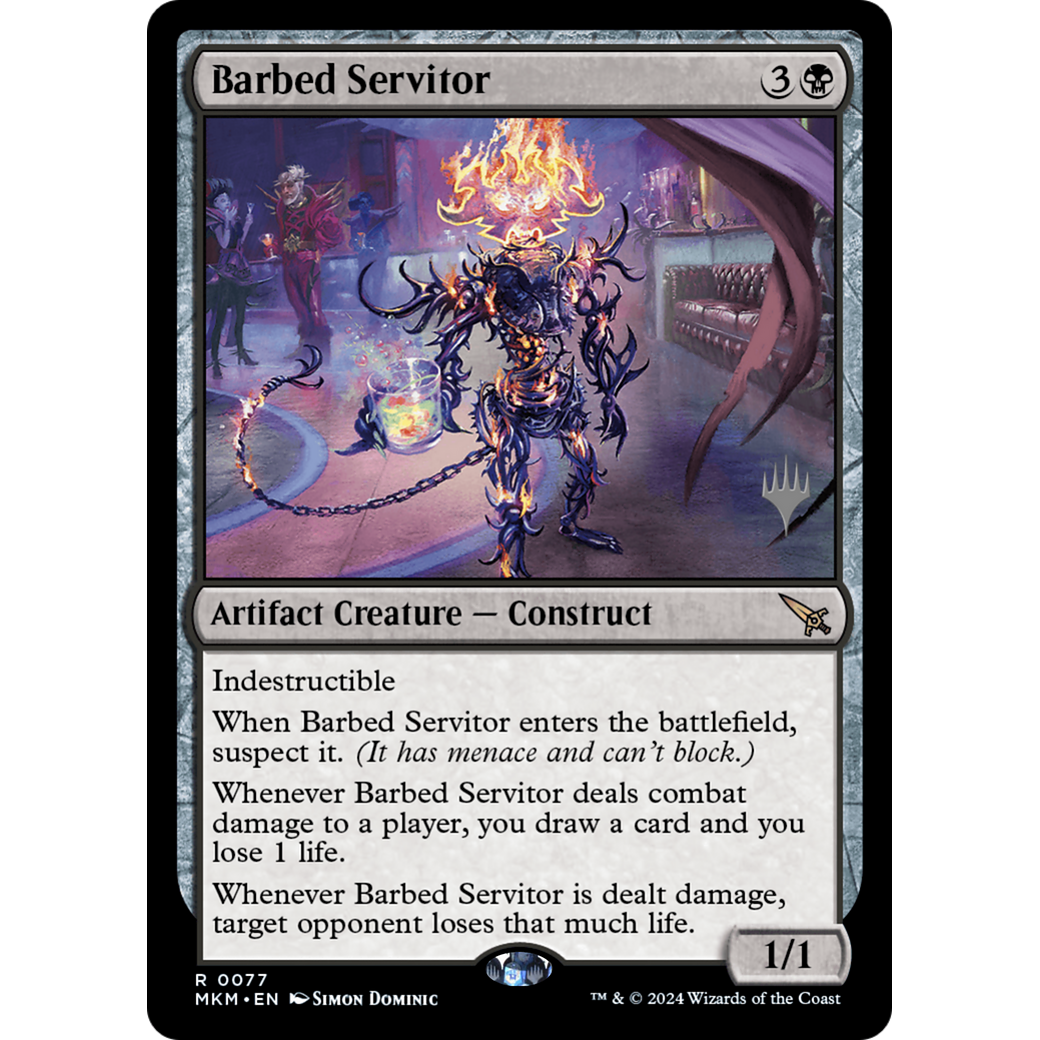 Barbed Servitor (PPMKM-77P) - Murders at Karlov Manor Promos Foil