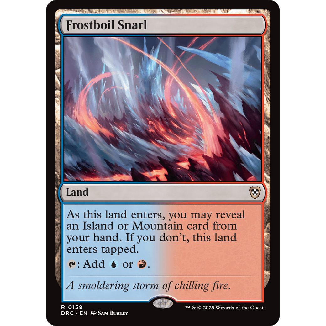 Frostboil Snarl (DRC-158) - Commander: Aetherdrift Foil
