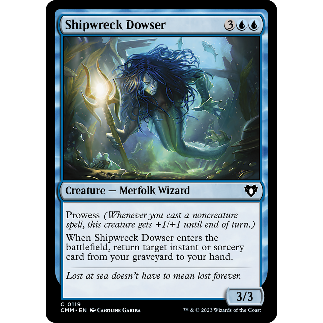Shipwreck Dowser (CMM-119) - Commander Masters Foil