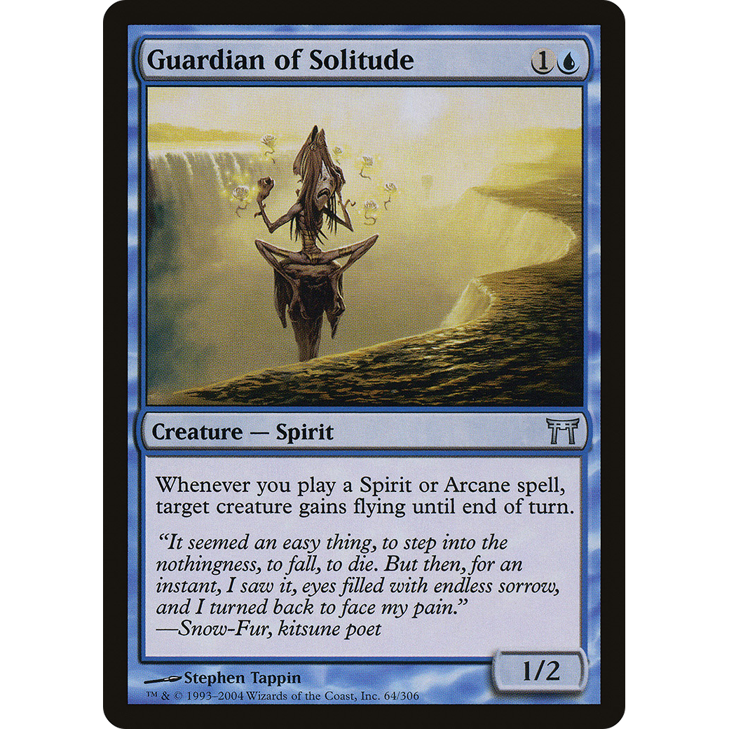 Guardian of Solitude (CHK-064) - Champions of Kamigawa Foil