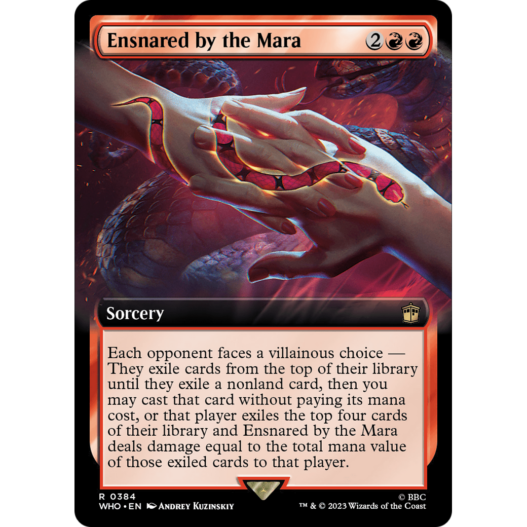 Ensnared by the Mara (Extended Art) (WHO-384) - Doctor Who: (Extended Art)
