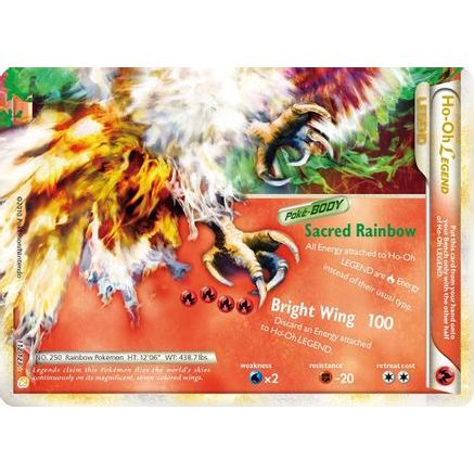 Ho-Oh Legend (Bottom) 112/123 - HeartGold SoulSilver Holofoil