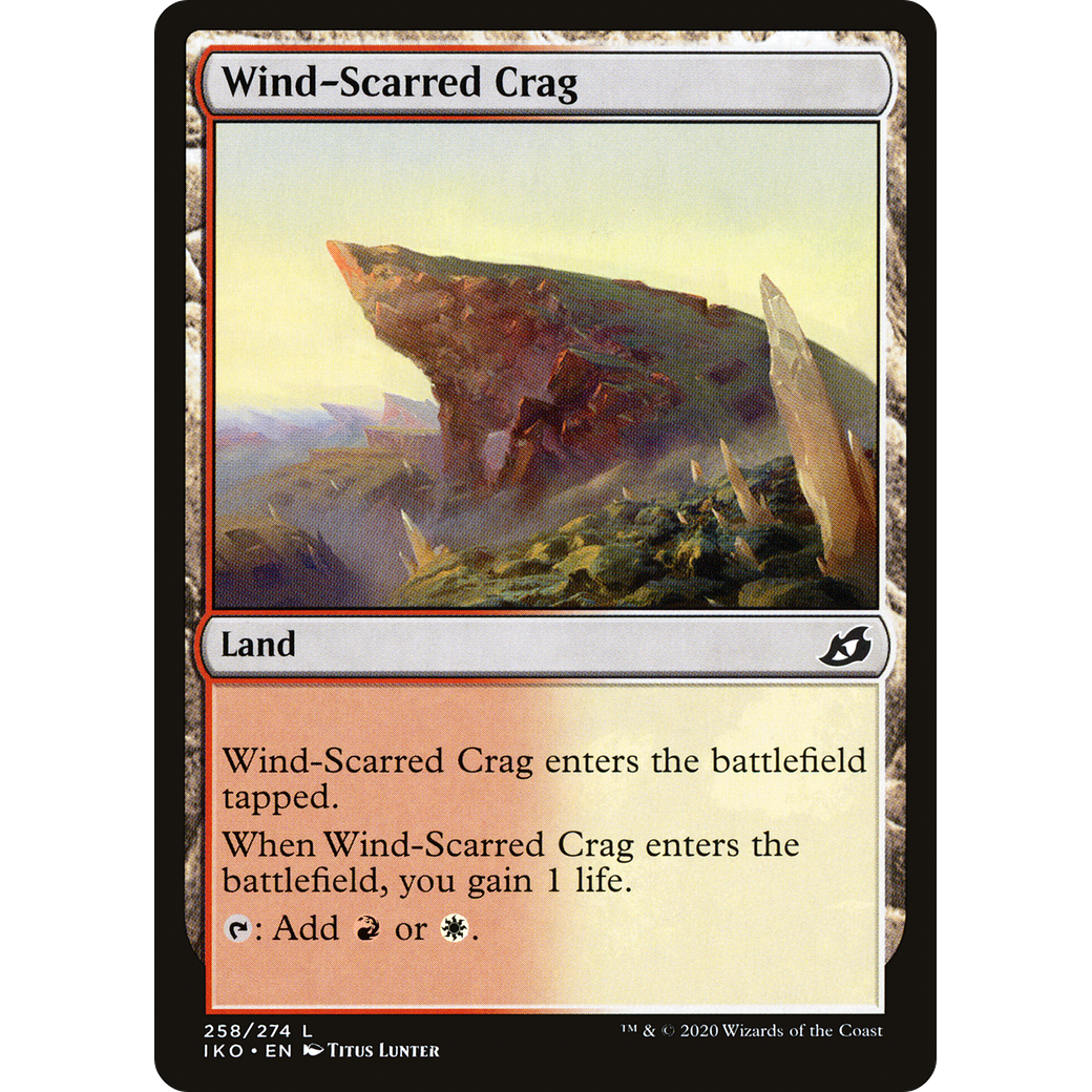 Wind-Scarred Crag (IKO-258) - Ikoria: Lair of Behemoths