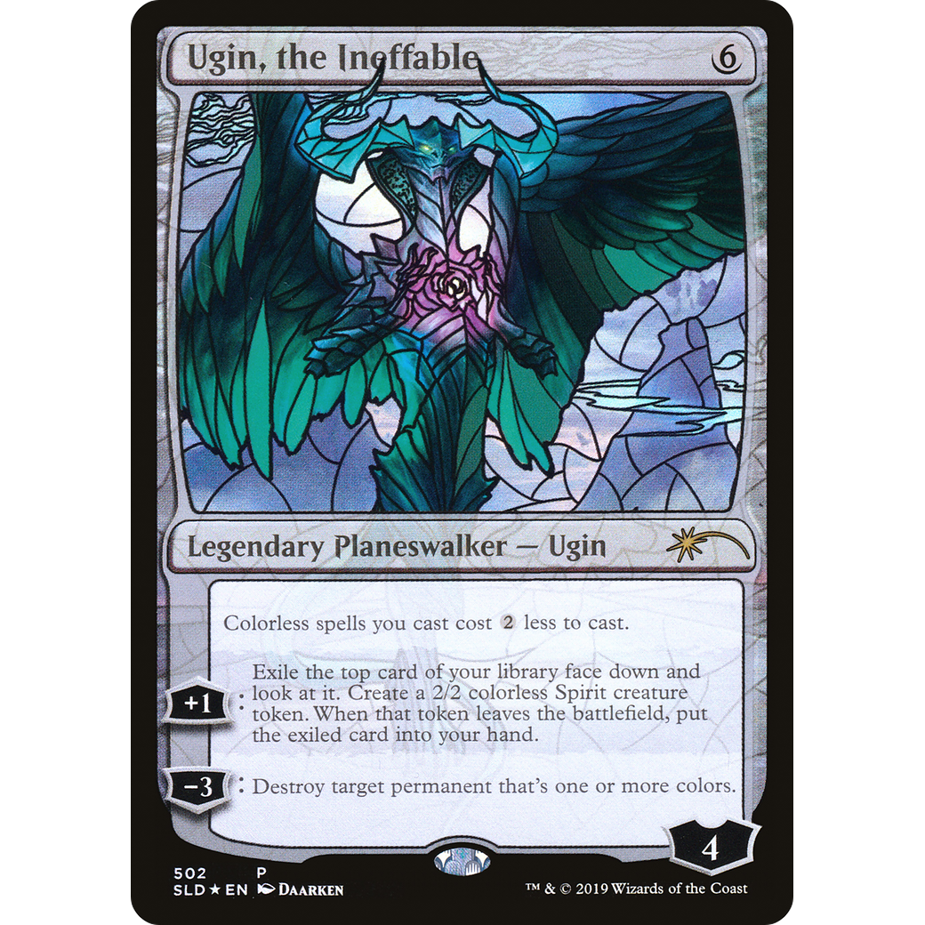 Ugin, the Ineffable (Stained Glass) (SLD-502) - Secret Lair Drop Foil