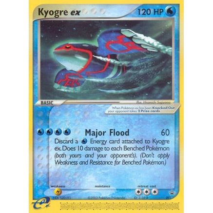 Kyogre ex - 001 (Nintendo Power Magazine) 1/40 - Nintendo Promos Holofoil
