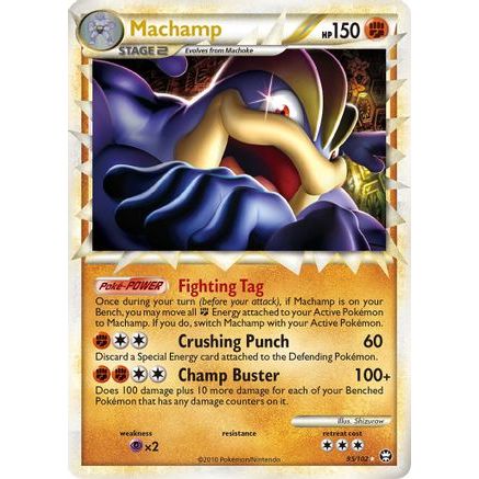 Machamp (Prime) 95/102 - Triumphant Holofoil