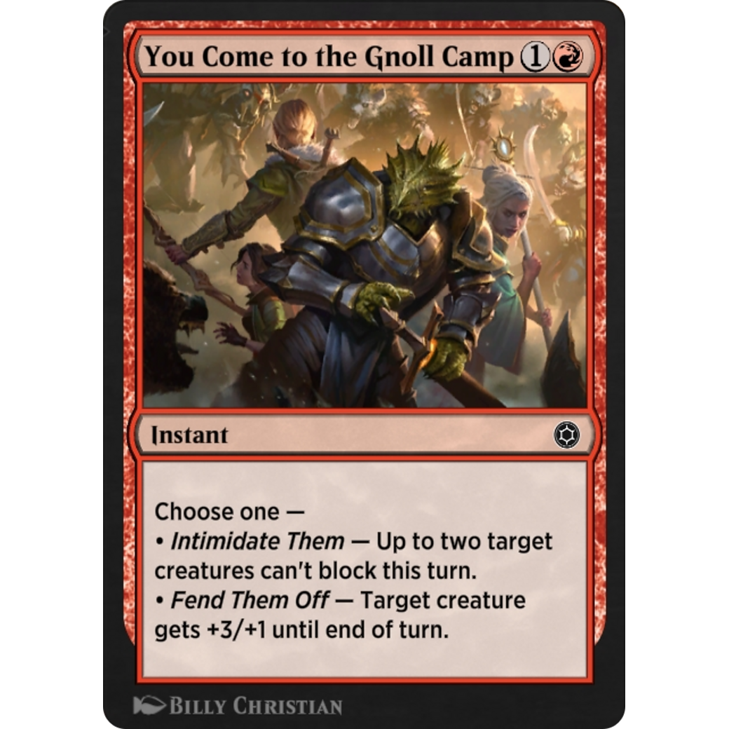 You Come to the Gnoll Camp (HBG-195) - Alchemy Horizons: Baldur's Gate