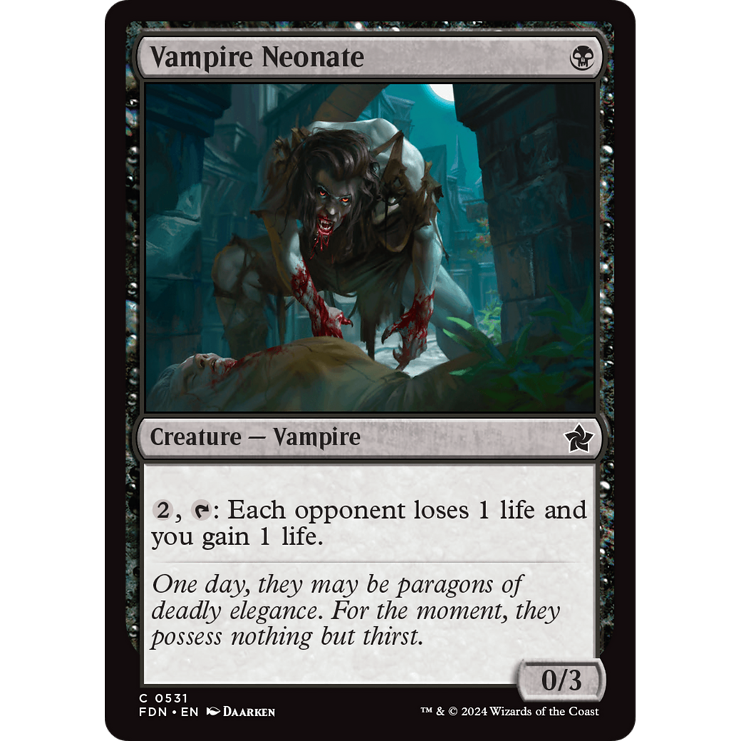 Vampire Neonate (FDN-531) - Foundations