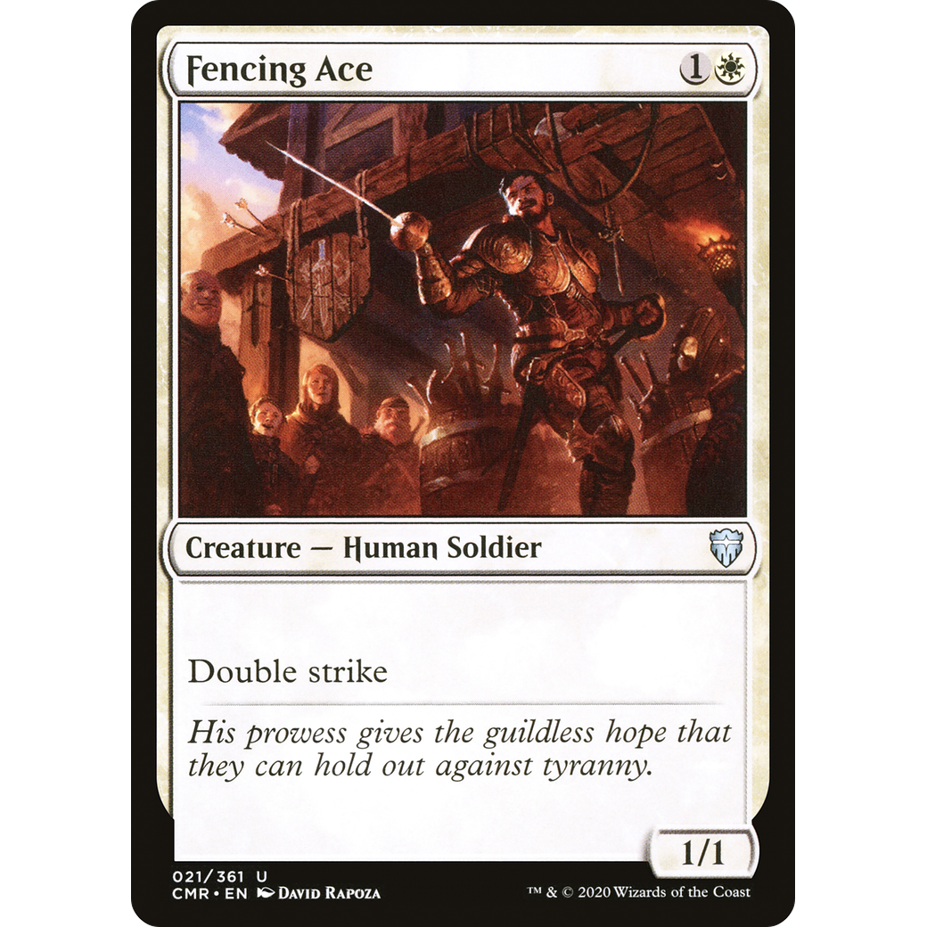 Fencing Ace (CMR-021) - Commander Legends Foil