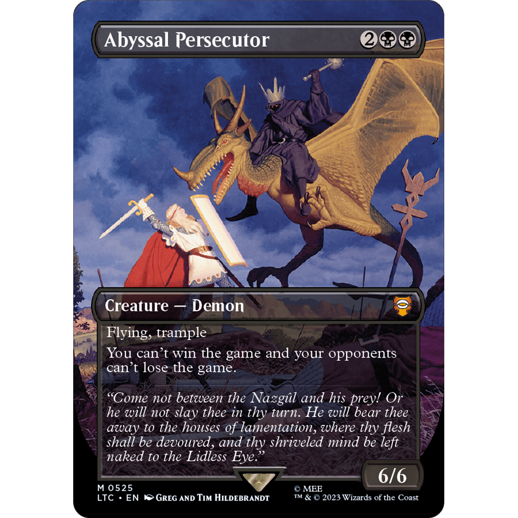Abyssal Persecutor (LTC-525) - Tales of Middle-earth Commander (Borderless) Foil